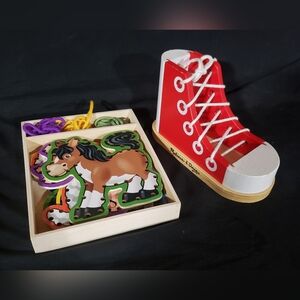 Melissa & Doug Lacing Playset